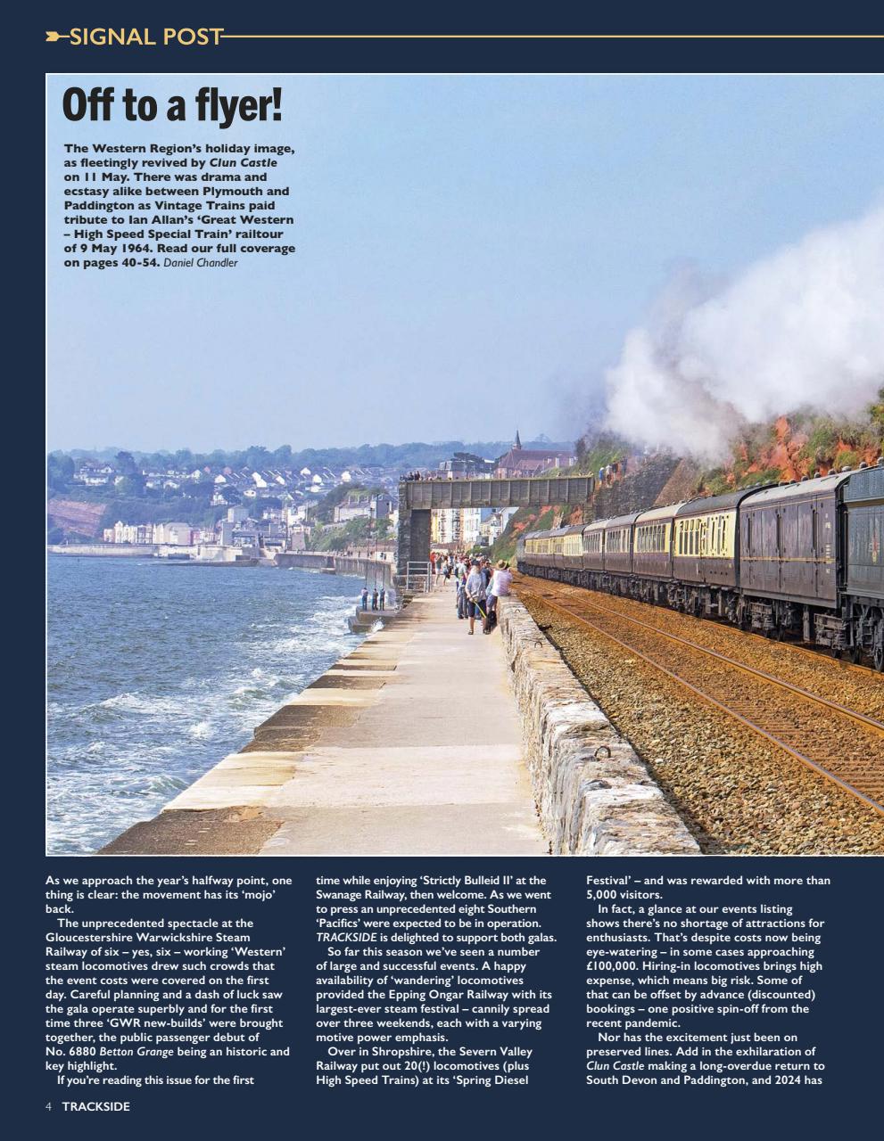 Trackside Preview Pages