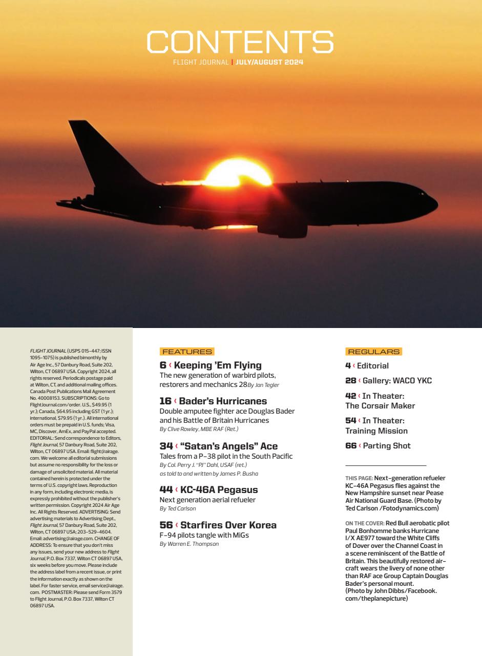 Flight Journal Preview Pages