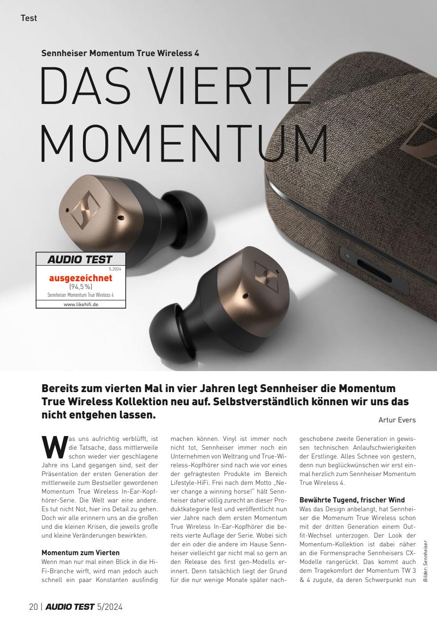 Audio Test Preview Pages