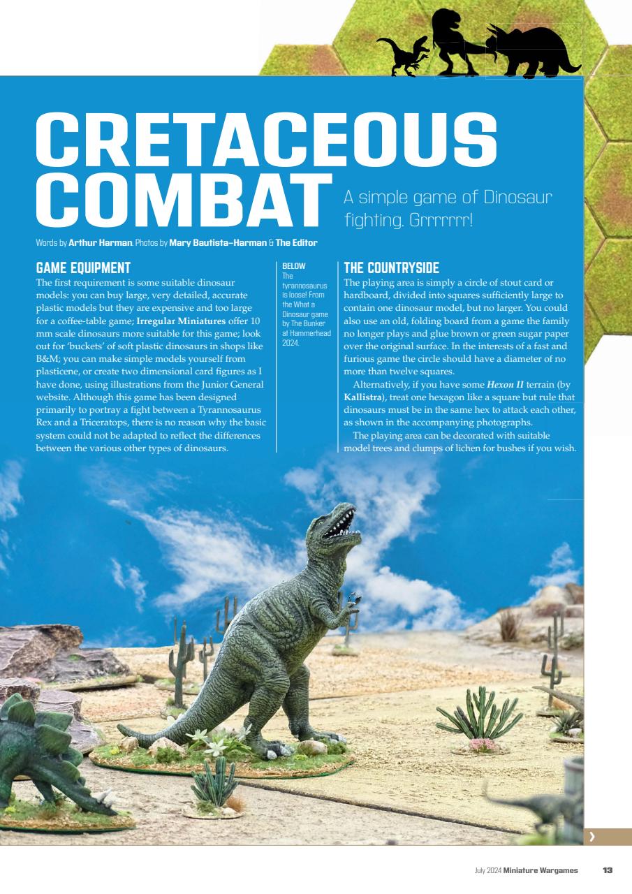 Miniature Wargames Preview Pages