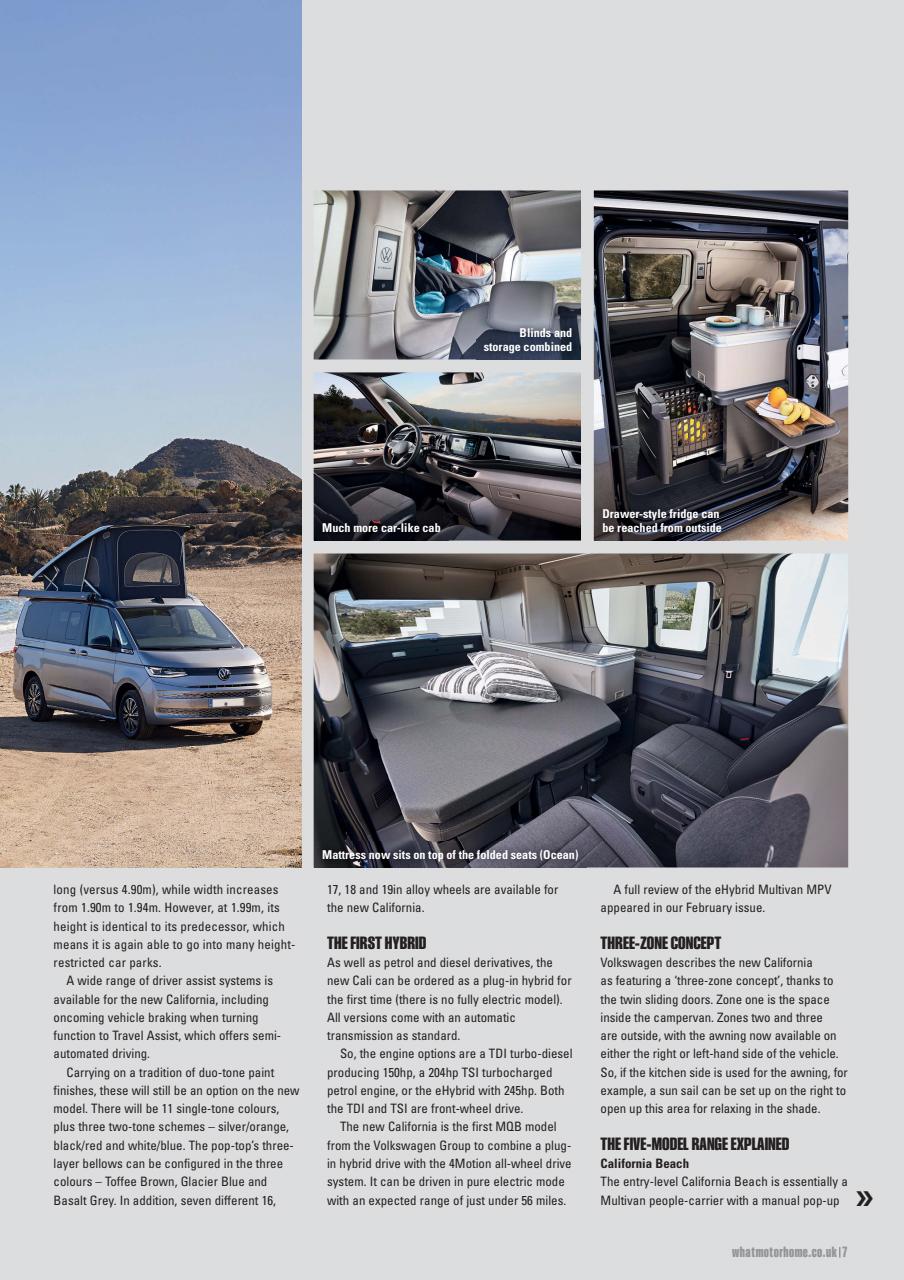 What Motorhome magazine Preview Pages