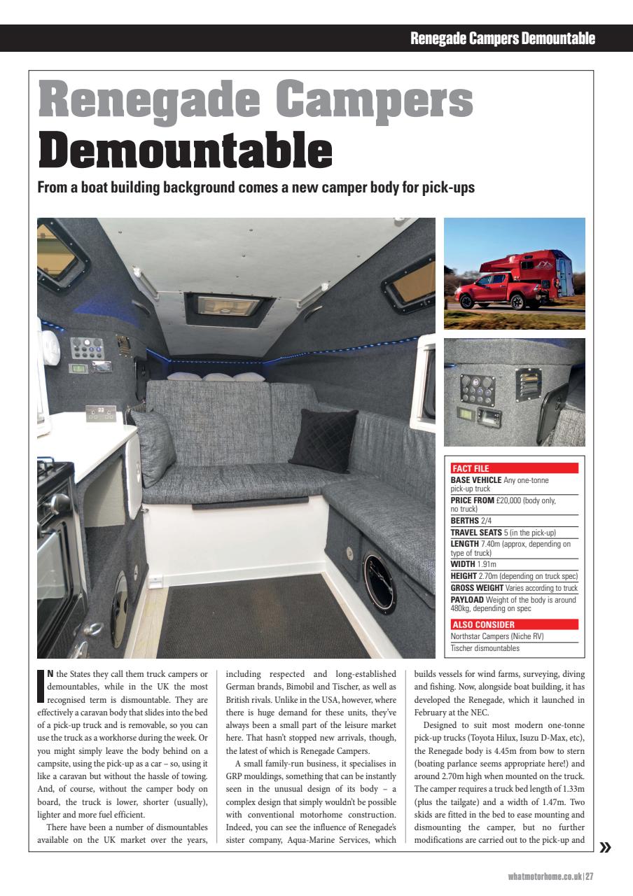 What Motorhome magazine Preview Pages