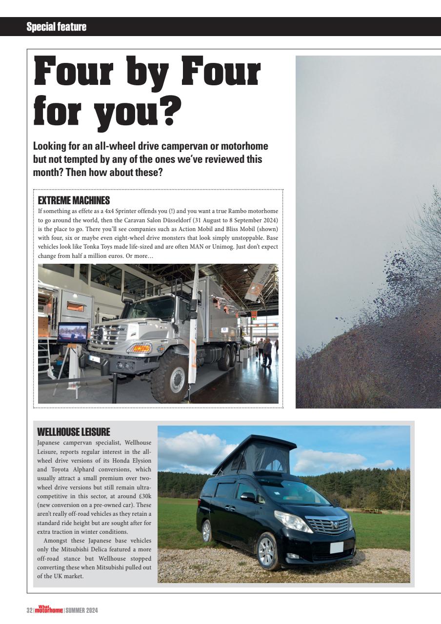 What Motorhome magazine Preview Pages