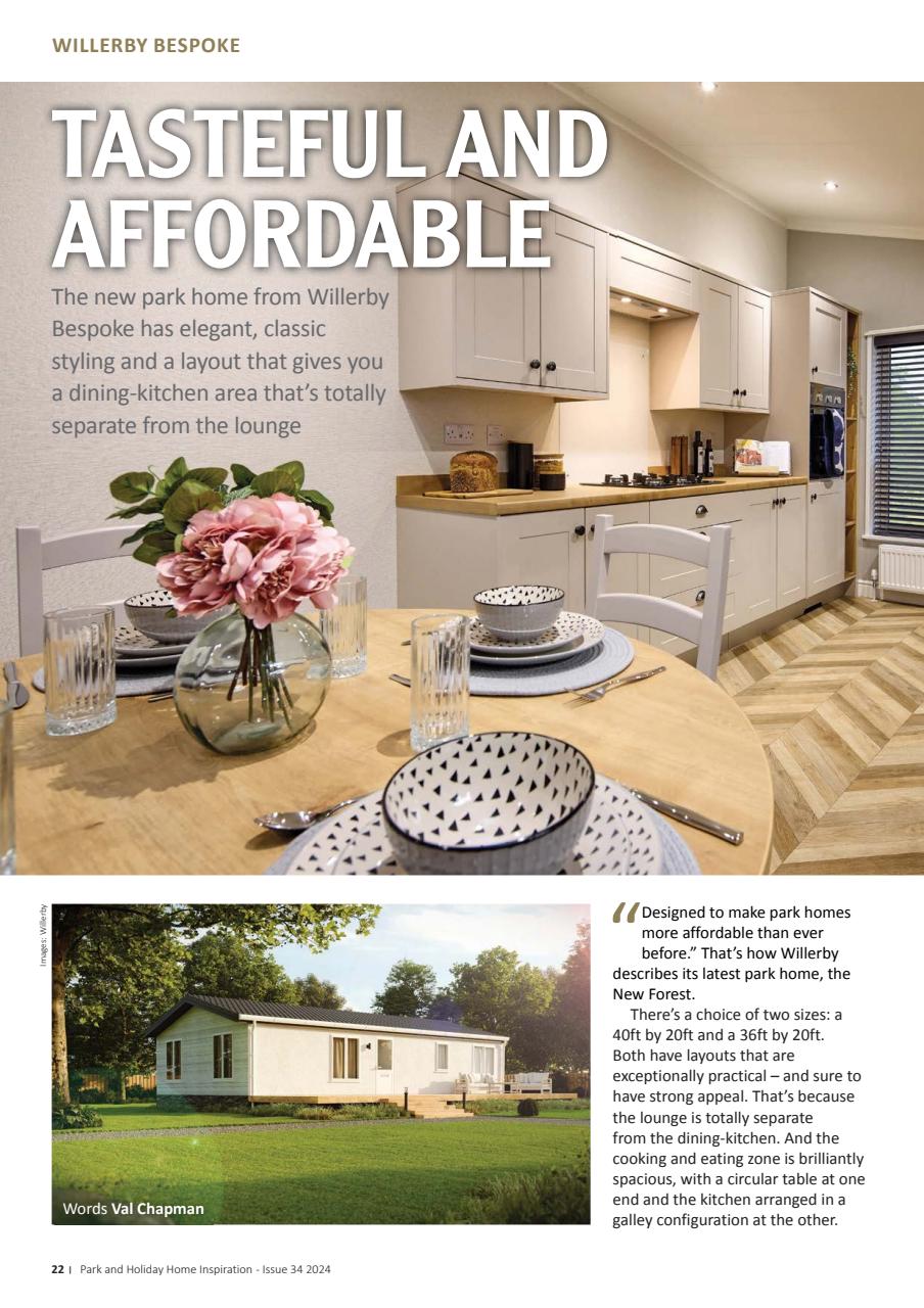 Park and Holiday Home Inspiration magazine Preview Pages
