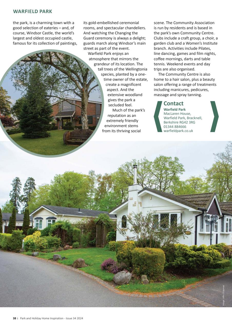 Park and Holiday Home Inspiration magazine Preview Pages