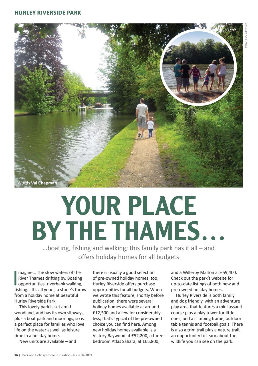 Park and Holiday Home Inspiration magazine Preview Pages