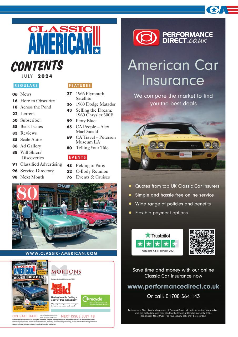 Classic American Magazine Preview Pages