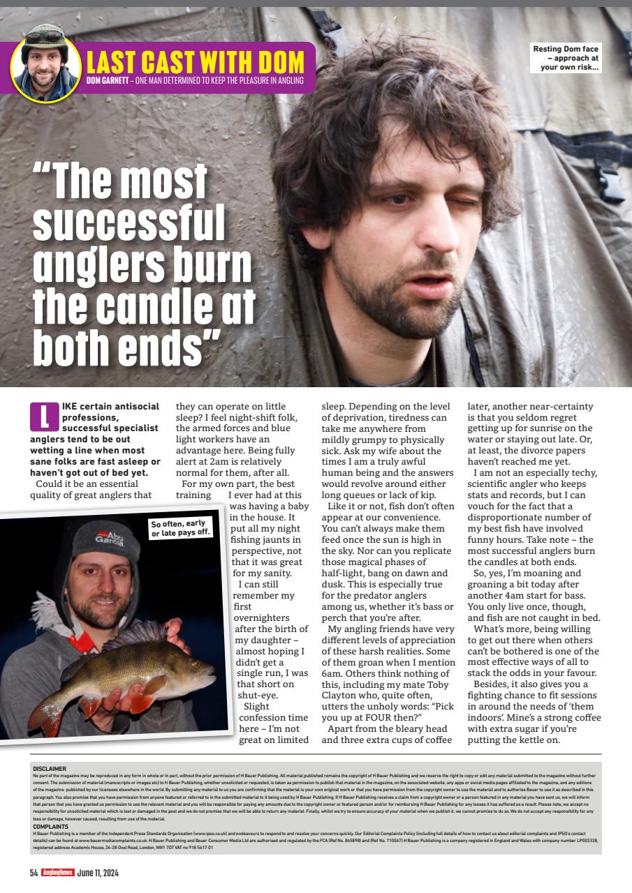 Angling Times Preview Pages
