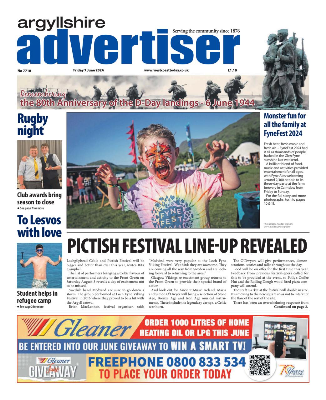 Argyllshire Advertiser Preview Pages