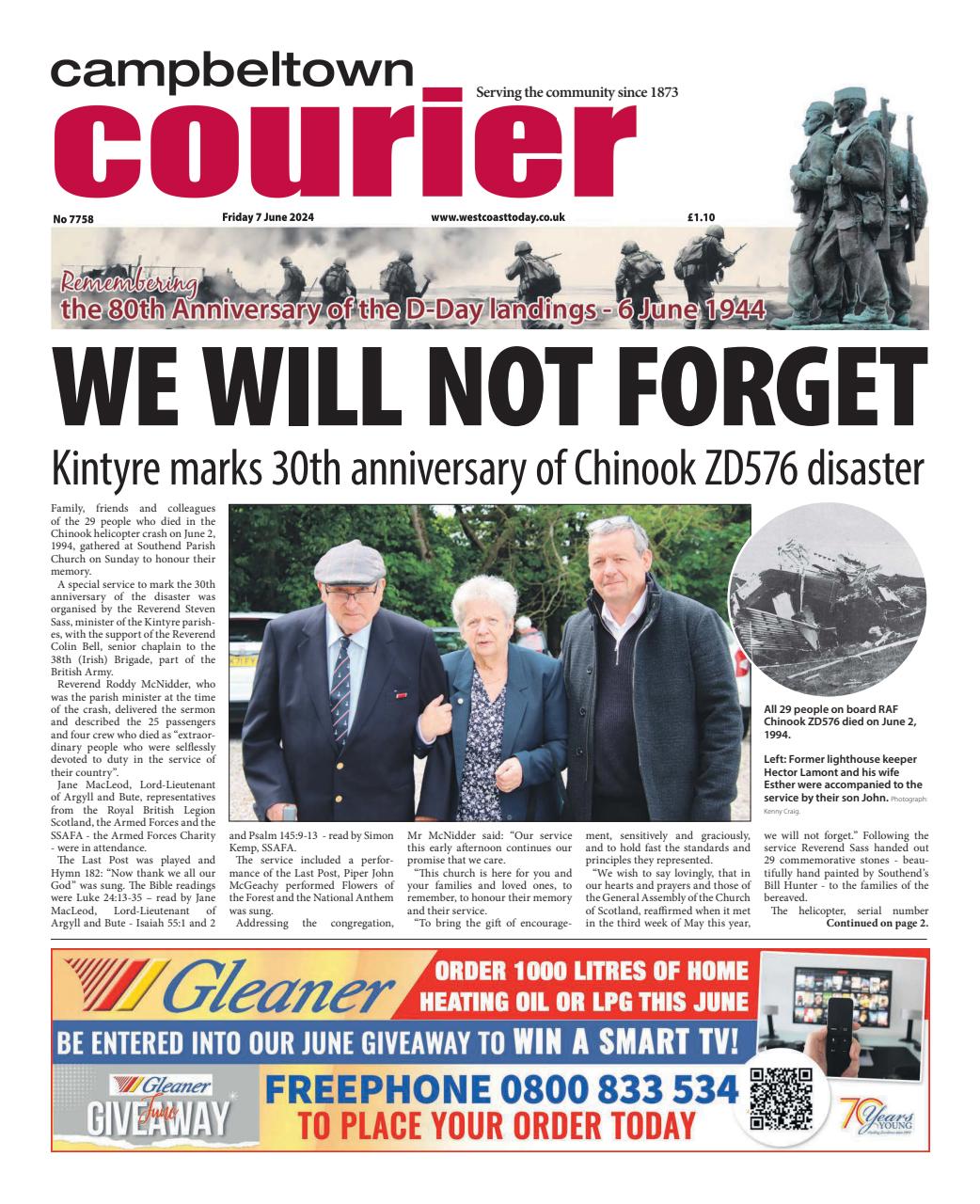 Campbeltown Courier Preview Pages