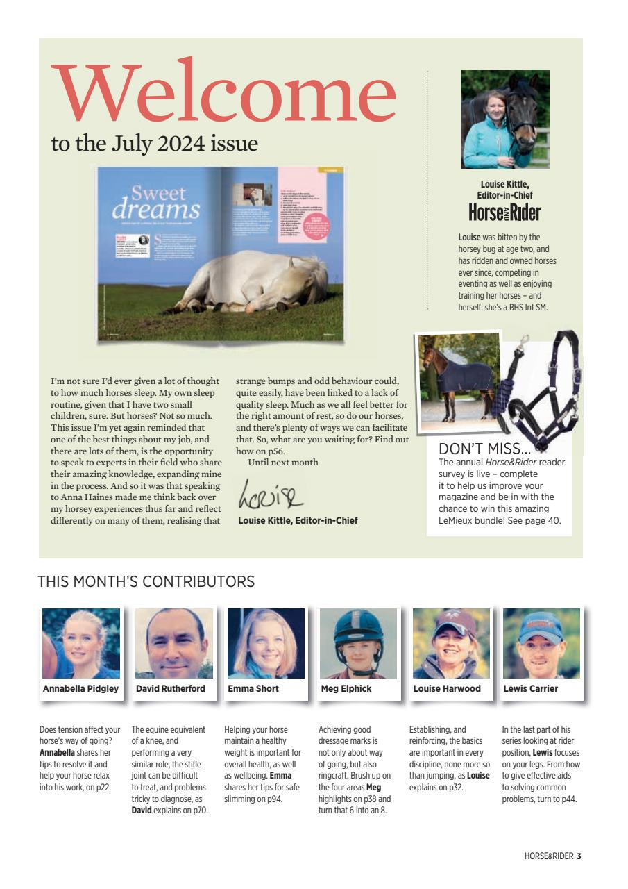Horse&Rider Magazine - UK equestrian magazine for Horse and Rider Preview Pages