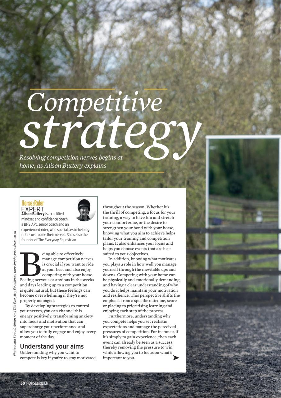 Horse&Rider Magazine - UK equestrian magazine for Horse and Rider Preview Pages