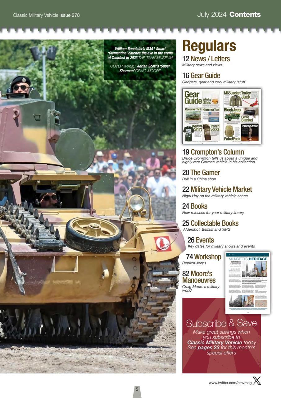 Classic Military Vehicle Preview Pages
