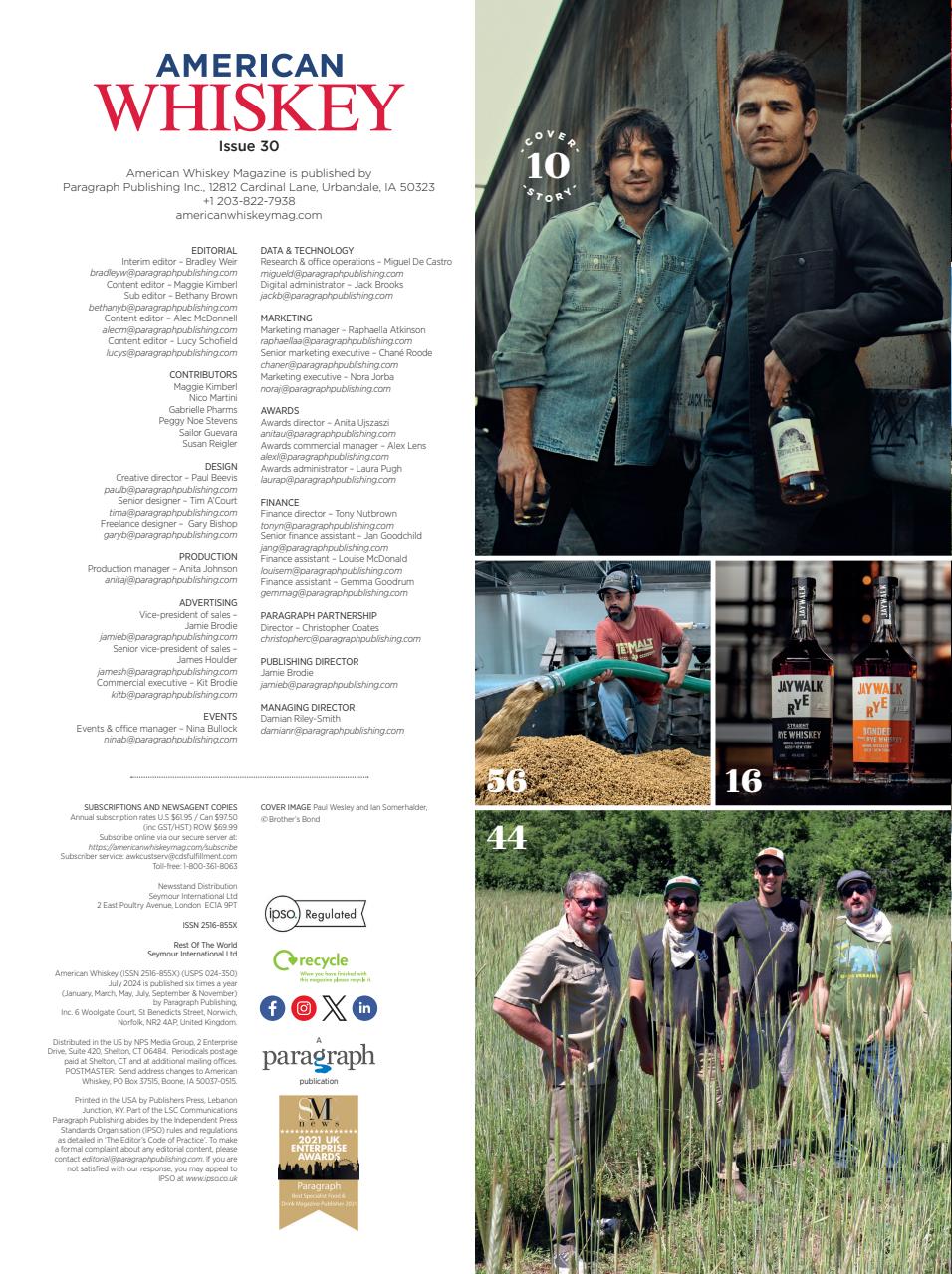 American Whiskey Magazine Preview Pages