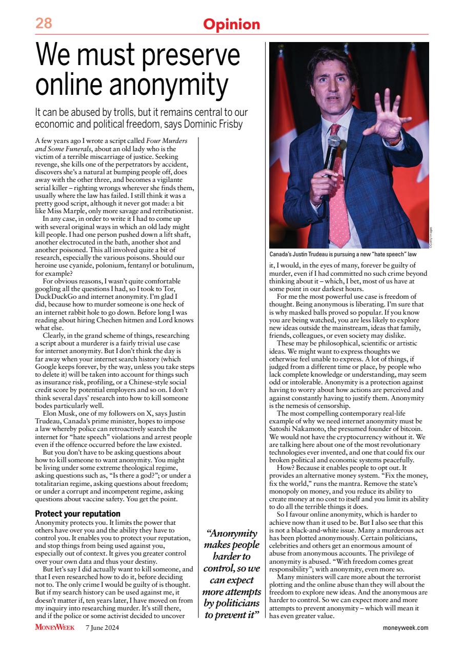 MoneyWeek Preview Pages