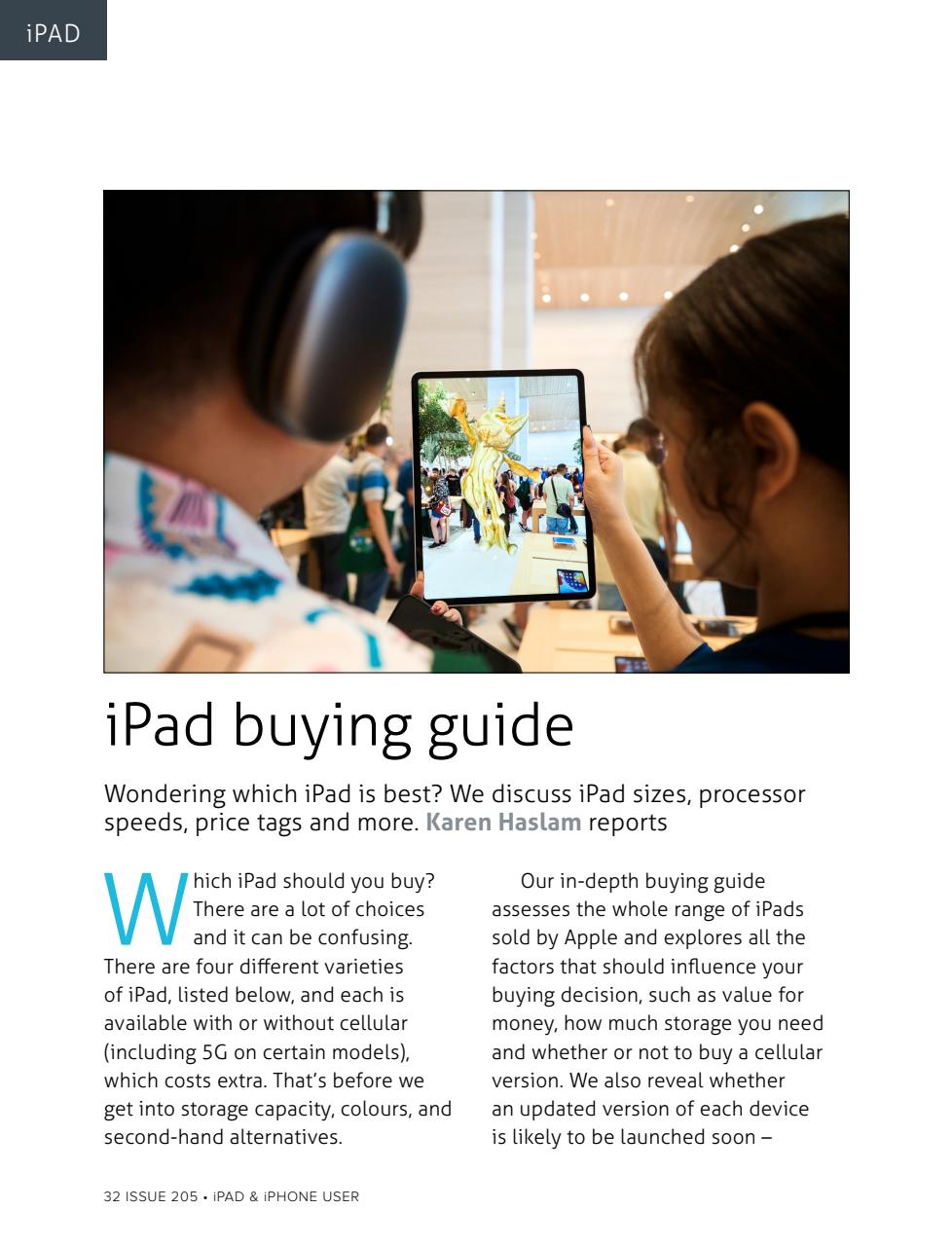 iPad and iPhone User Preview Pages