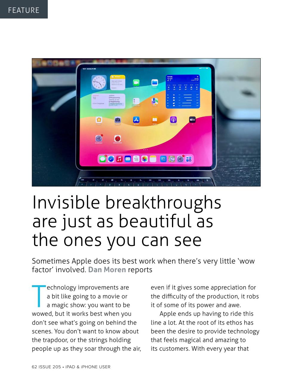 iPad and iPhone User Preview Pages