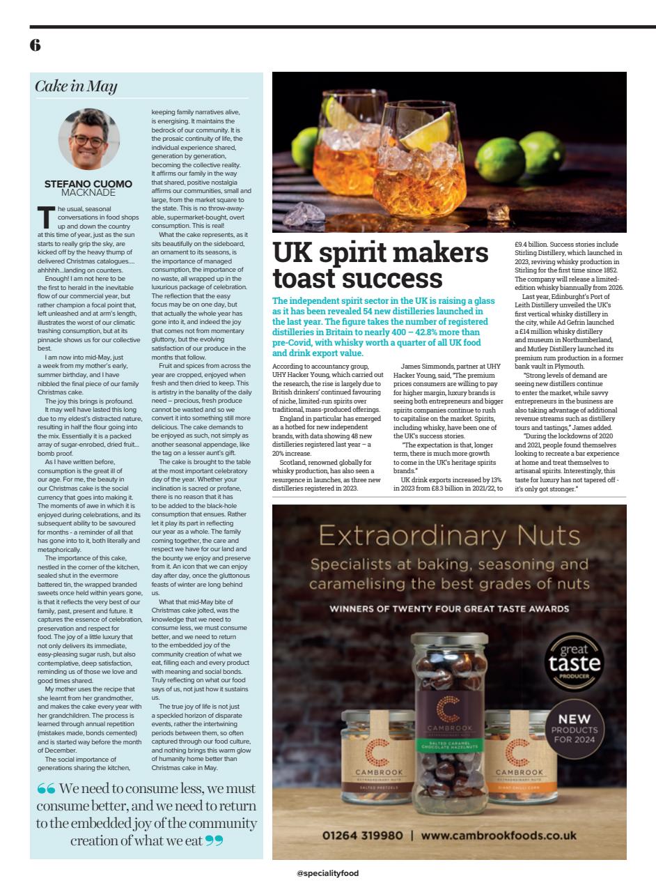 Speciality Food Preview Pages