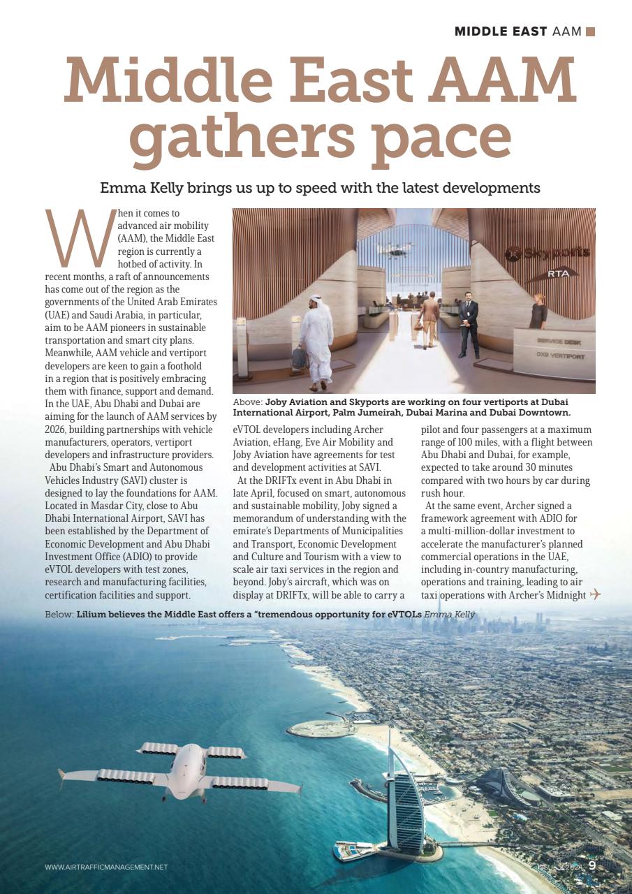 Air Traffic Management Preview Pages