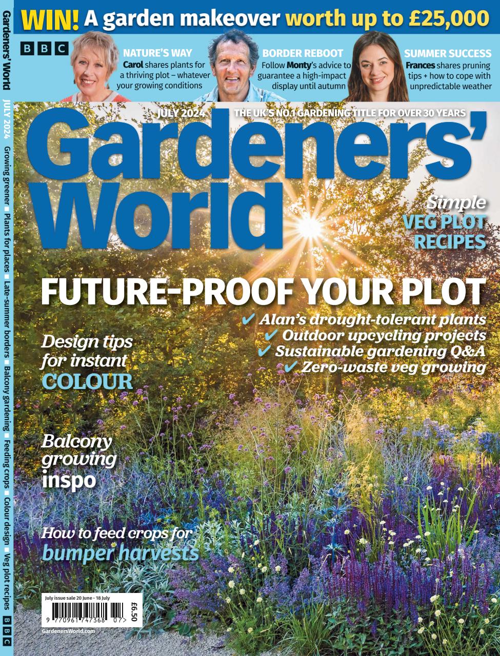 BBC Gardeners’ World Magazine Subscriptions and July 2024 Issue