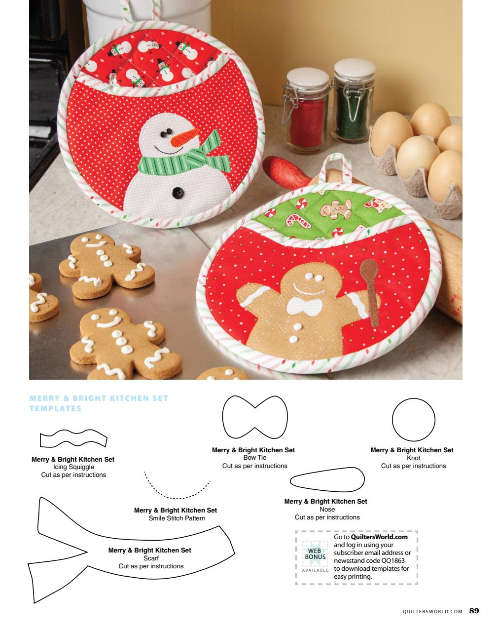 Quilter's World Preview Pages