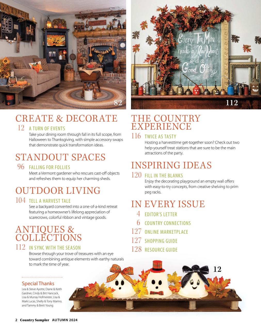 Country Sampler Preview Pages