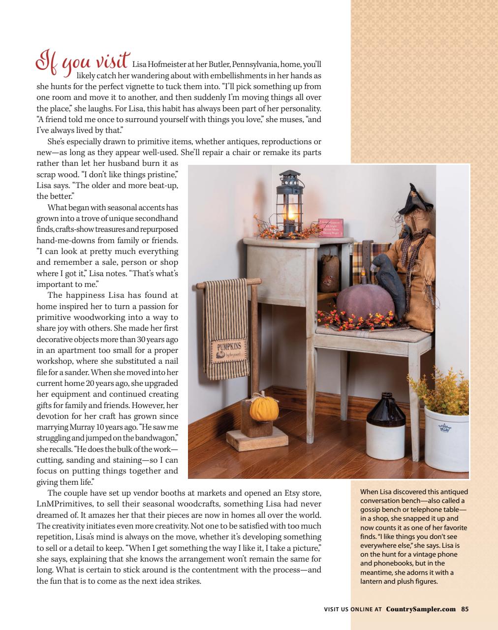 Country Sampler Preview Pages