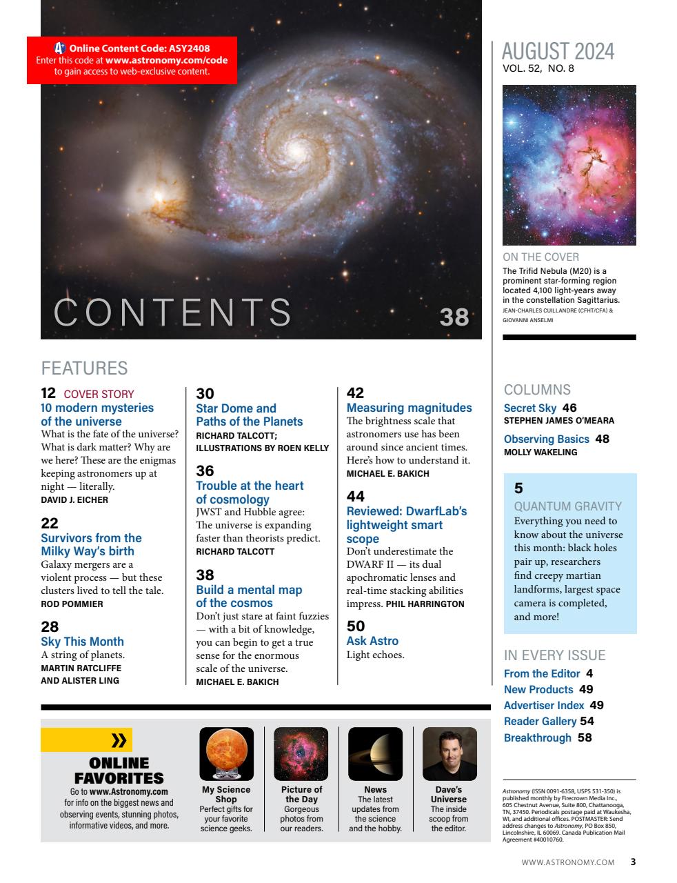 Astronomy Preview Pages