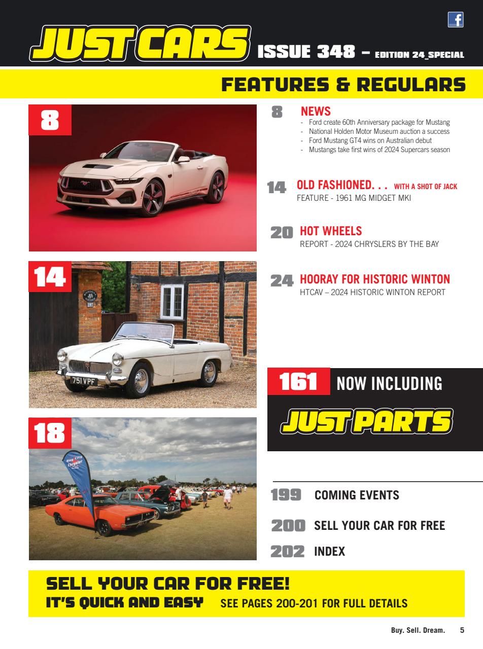 JUST CARS Preview Pages