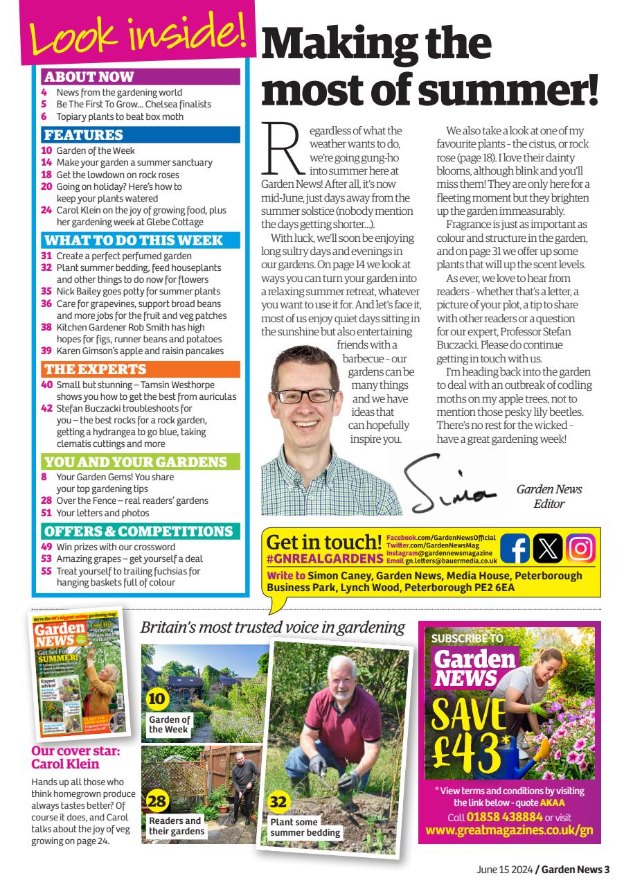 Garden News Preview Pages