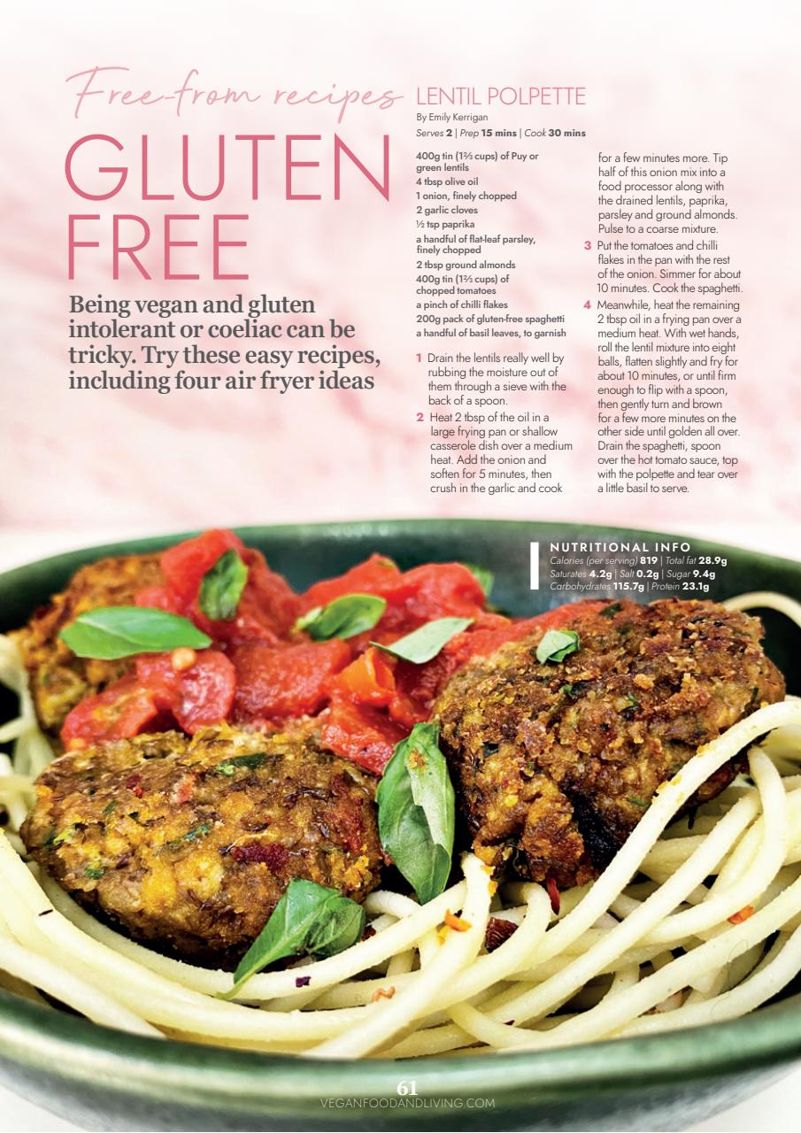 Vegan Food & Living Magazine Preview Pages