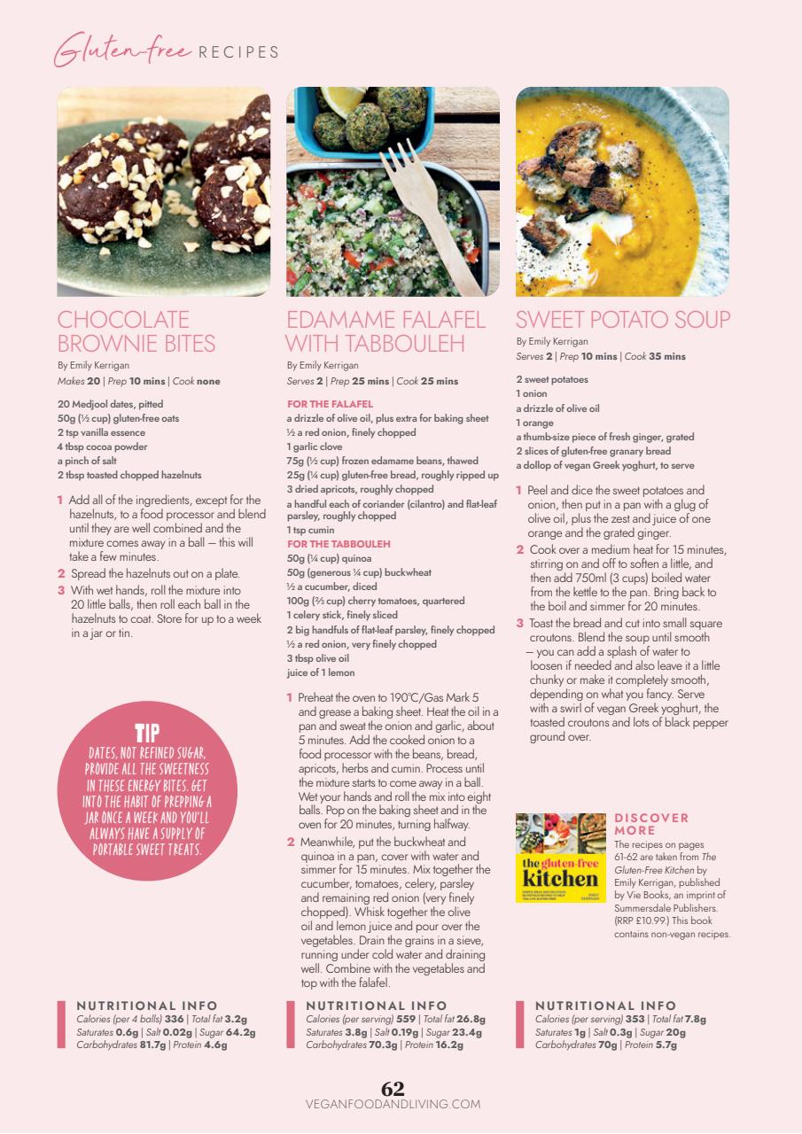 Vegan Food & Living Magazine Preview Pages
