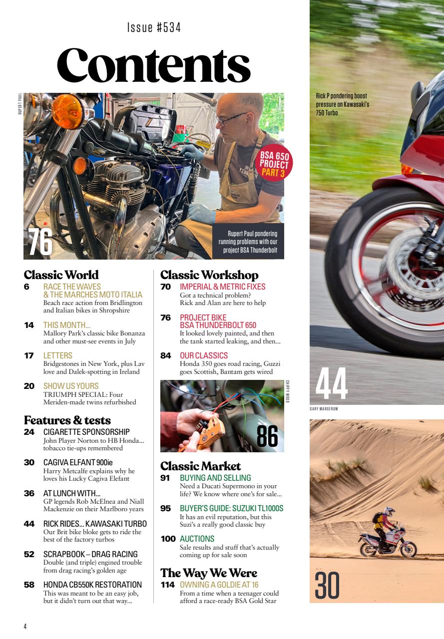 Classic Bike Preview Pages