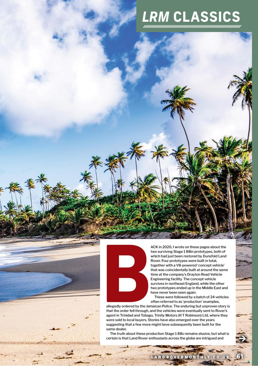 Land Rover Monthly Preview Pages