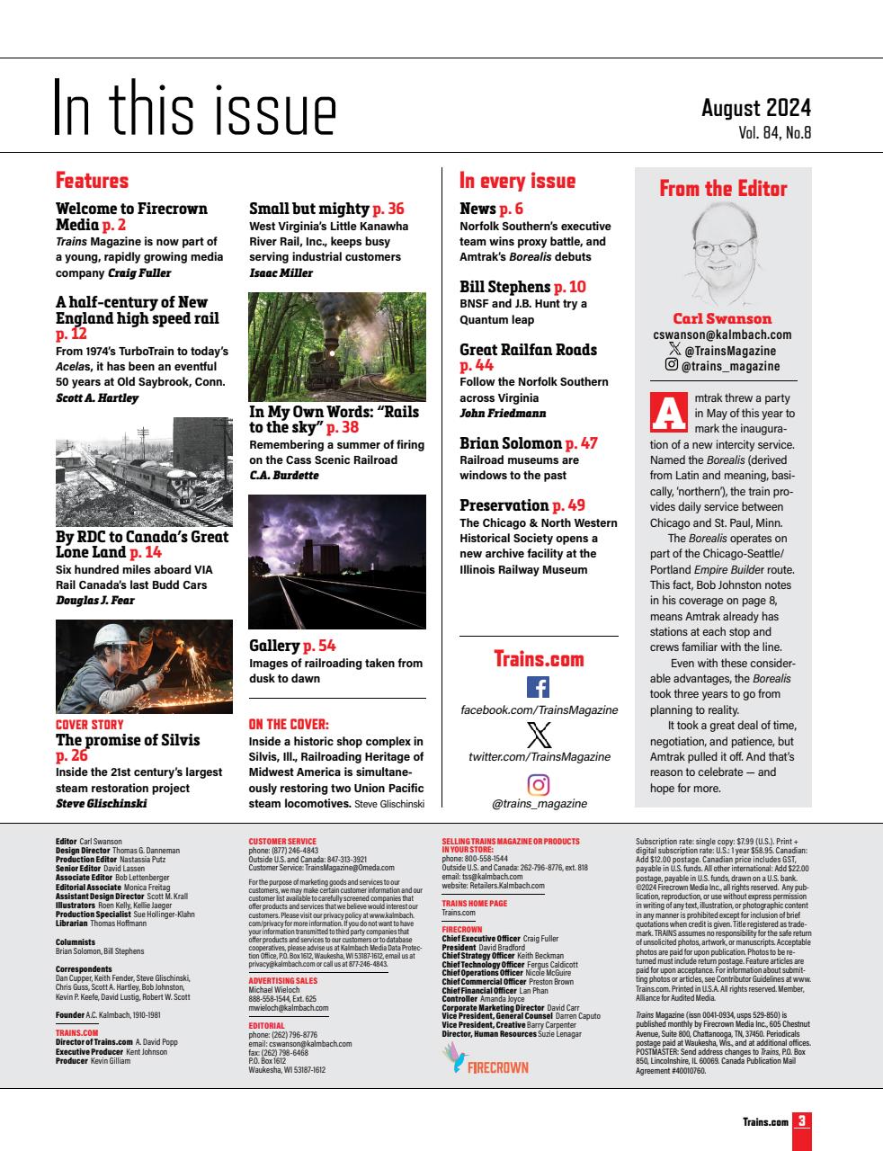 Trains Preview Pages