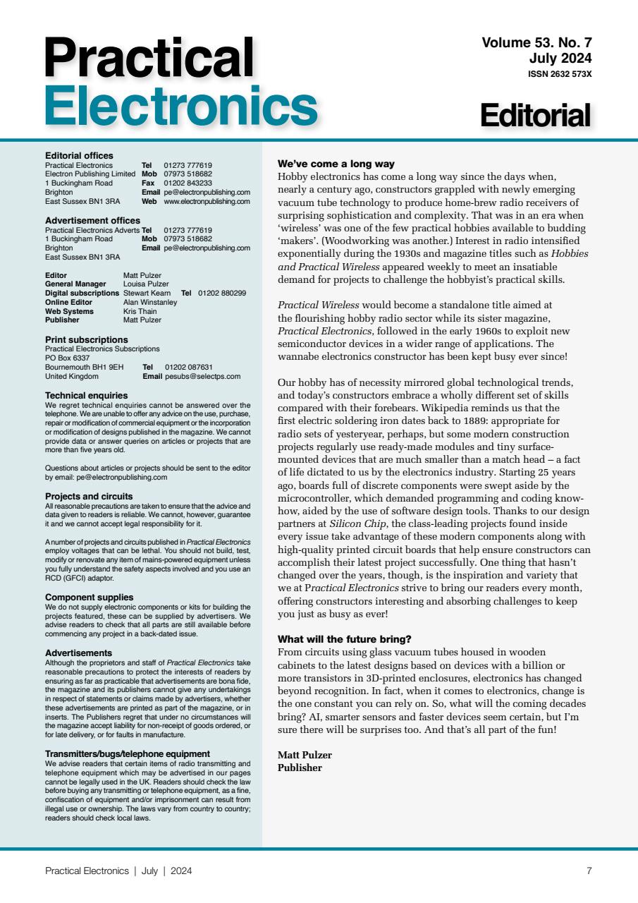 Practical Electronics Preview Pages