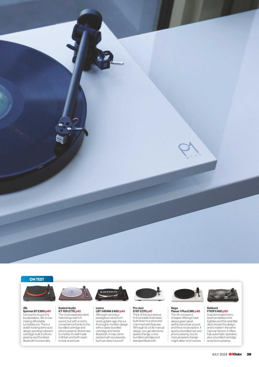 Hi-Fi Choice Preview Pages