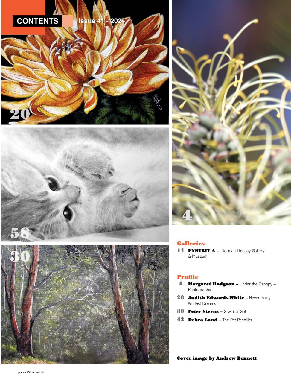 Creative Artist Preview Pages