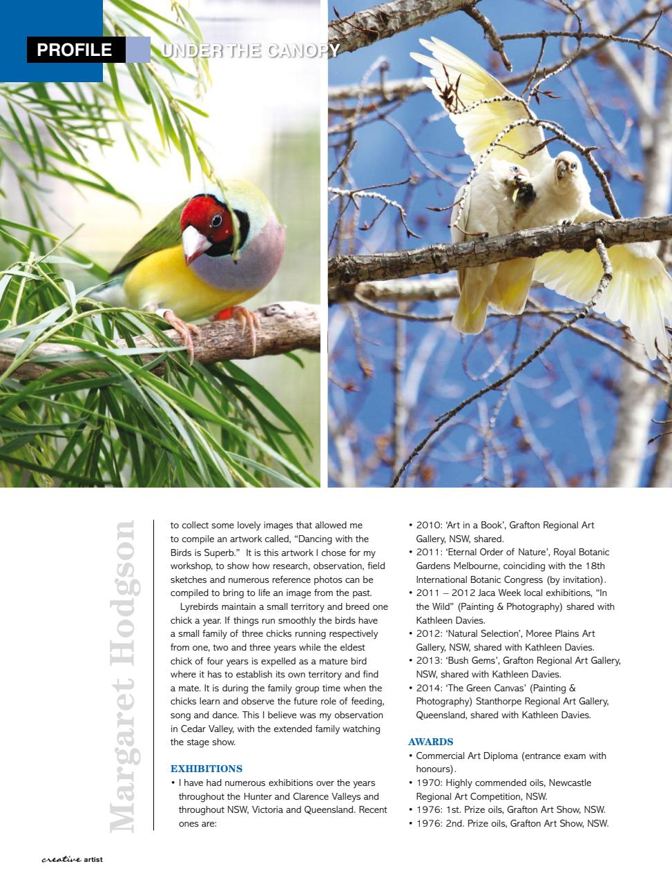 Creative Artist Preview Pages