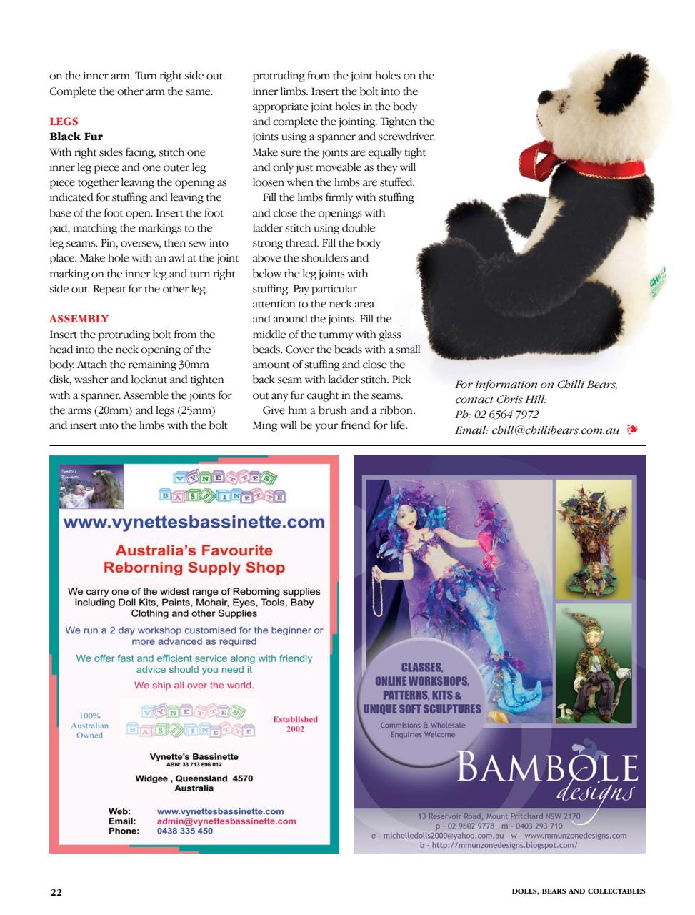 Dolls Bears & Collectables Preview Pages