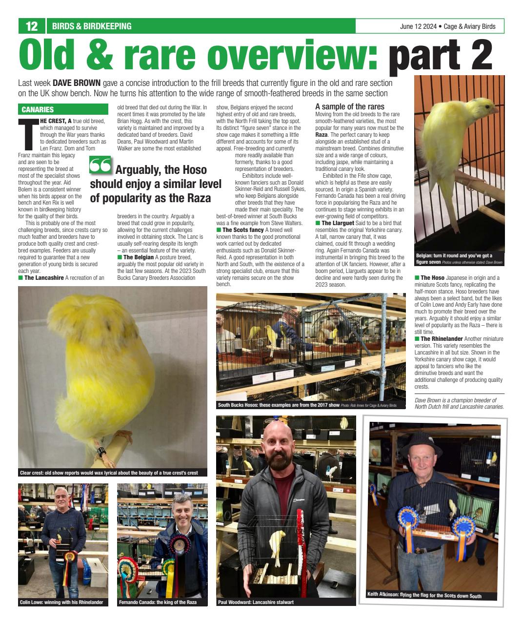 Cage & Aviary Birds Preview Pages