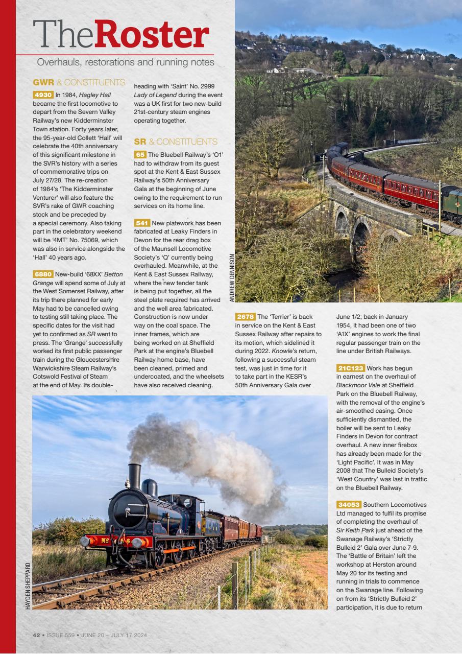 Steam Railway Preview Pages