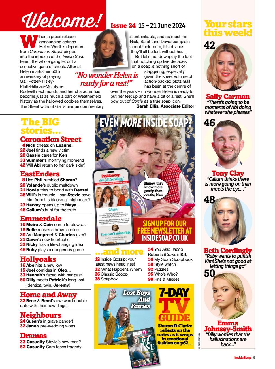 Inside Soap Preview Pages