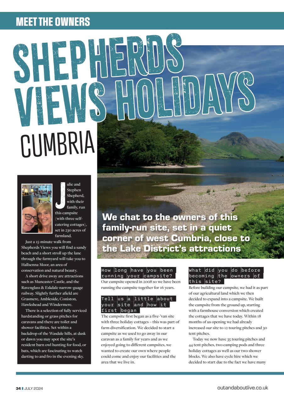 Campervan Preview Pages