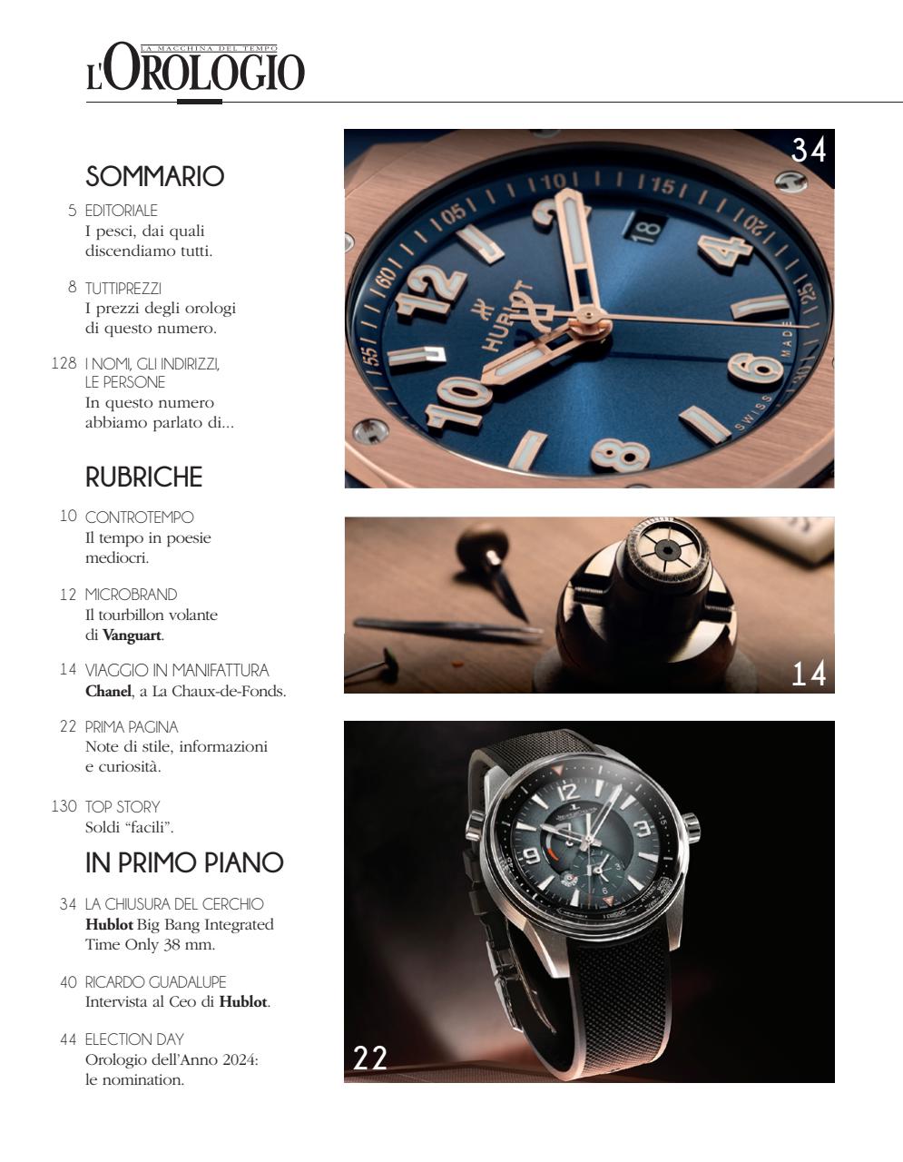 L'Orologio Preview Pages