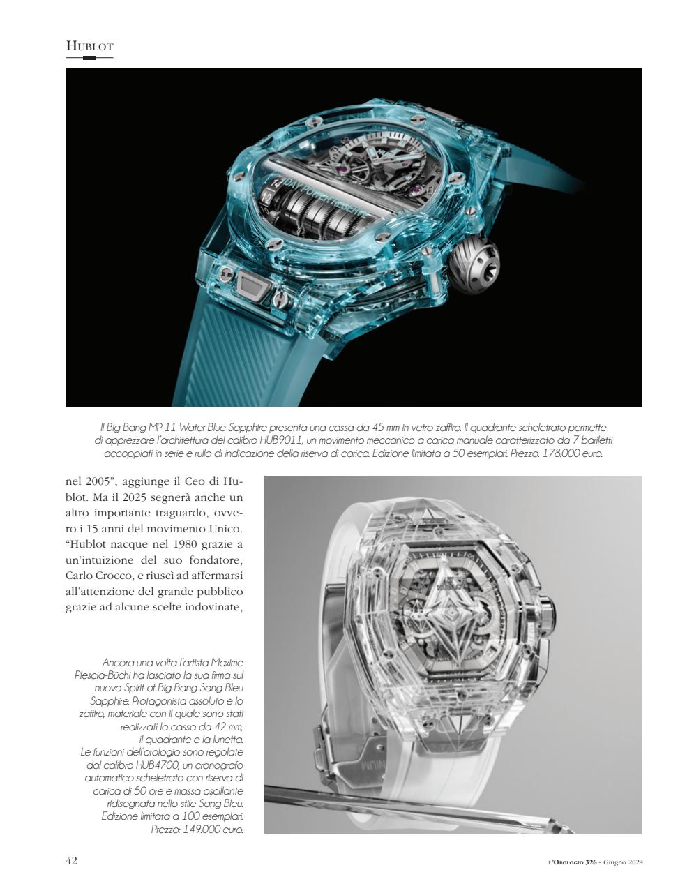 L'Orologio Preview Pages