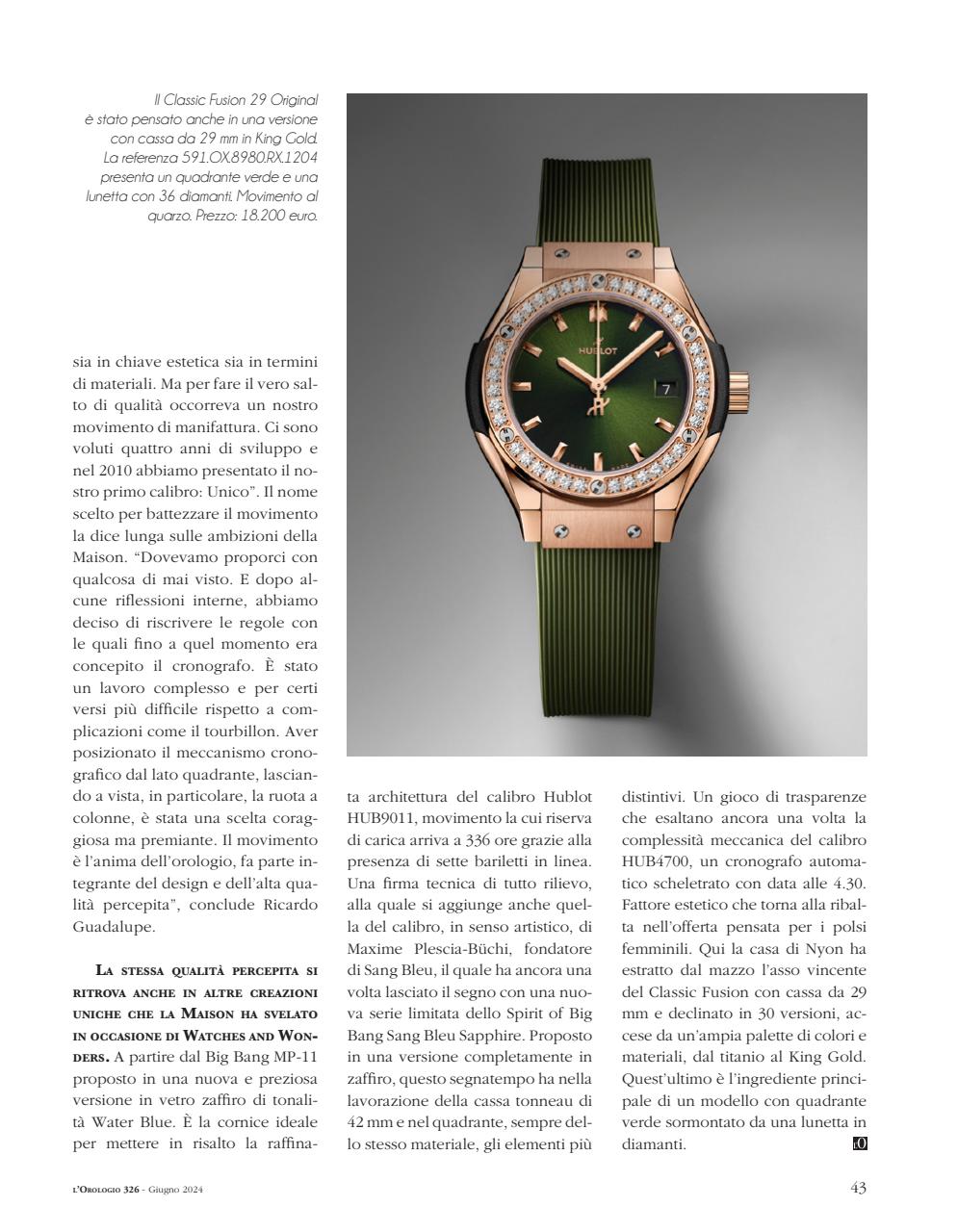 L'Orologio Preview Pages