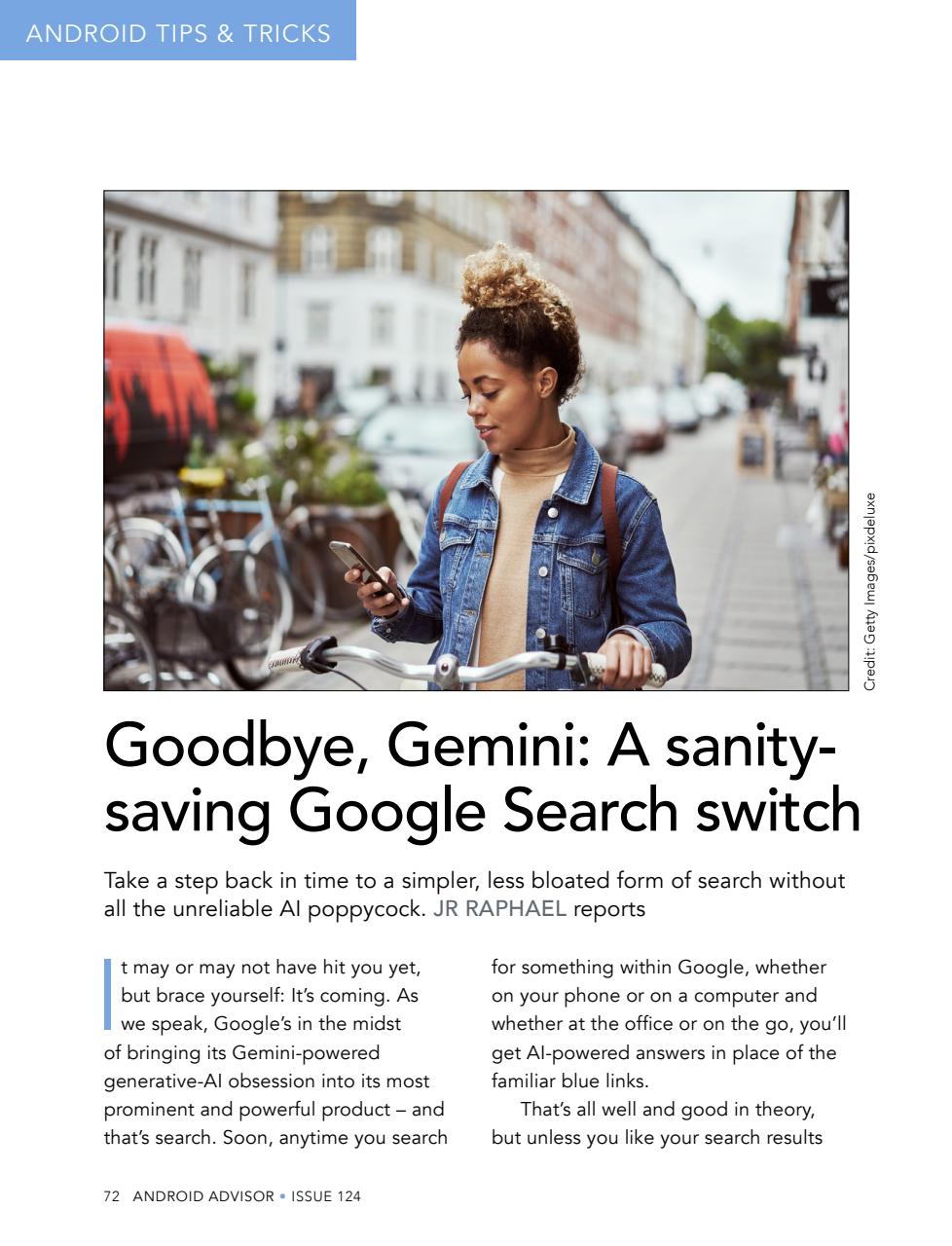Android Advisor Preview Pages