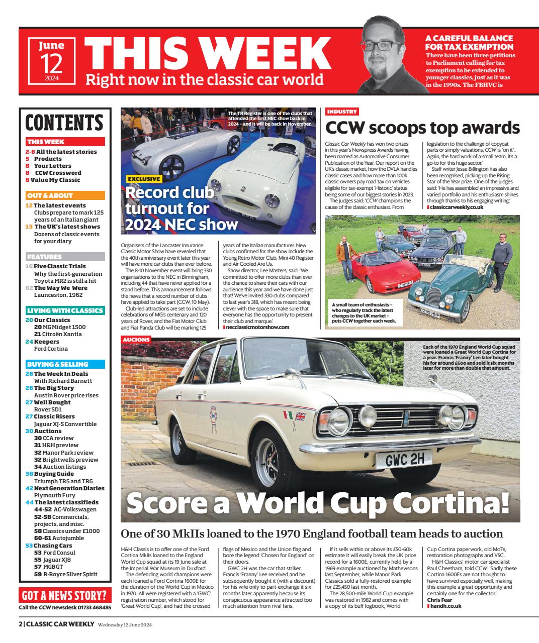 Classic Car Weekly Preview Pages