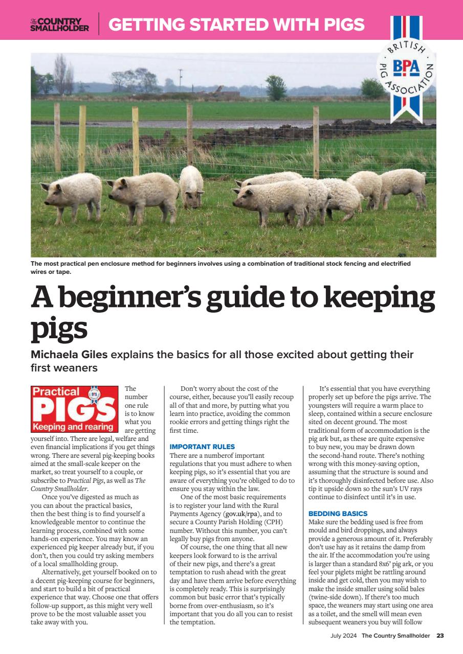 The Country Smallholder Preview Pages